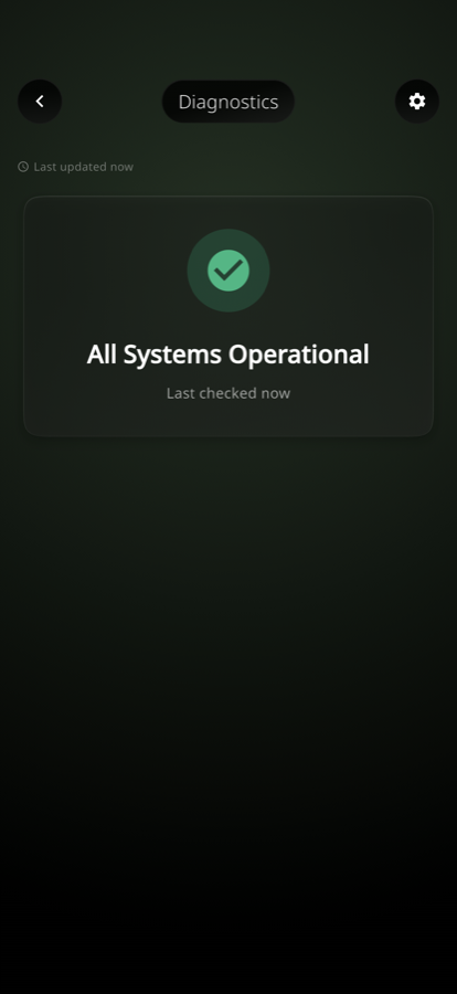 Skudak app — diagnostics